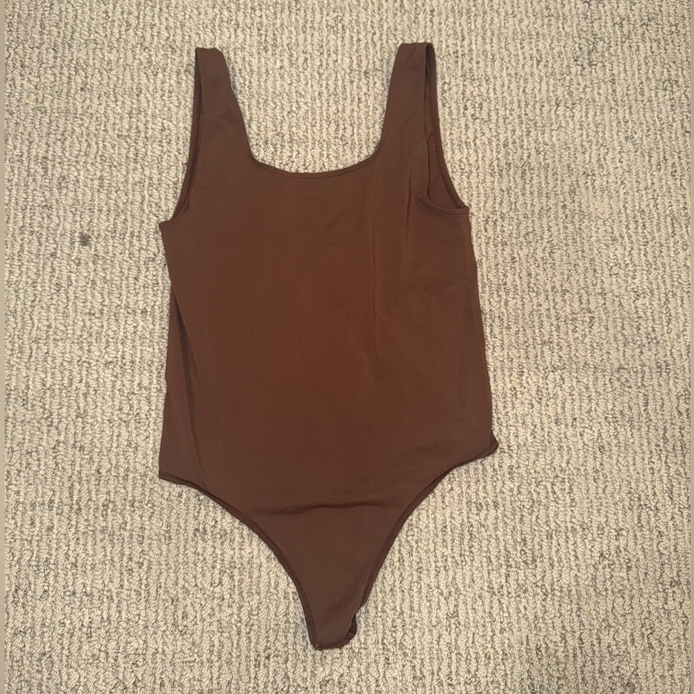 SKIMS brown bodysuit